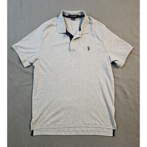 US. Polo ASSN. Luxury Feel Gray Polo Men’s Size Medium